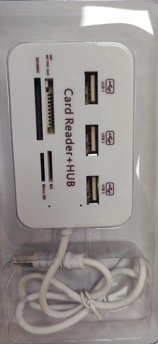 Cititor de carduri All in One cu 3 porturi USB - Scriere și Citire Rapidă, Model TED [1]