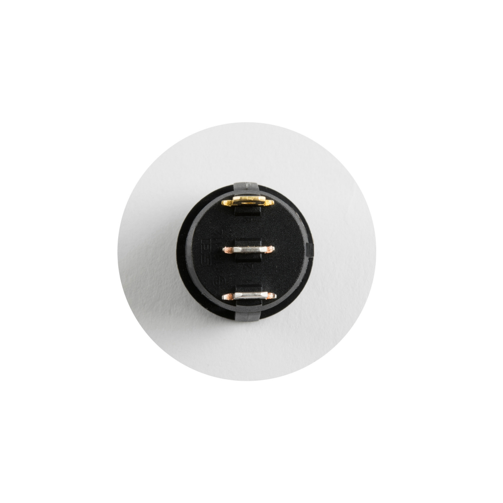 Comutator basculant ON-OFF cu LED verde, 12V 20A, incastrare 20mm, retinere, 1 contact, pentru control sigur [2]