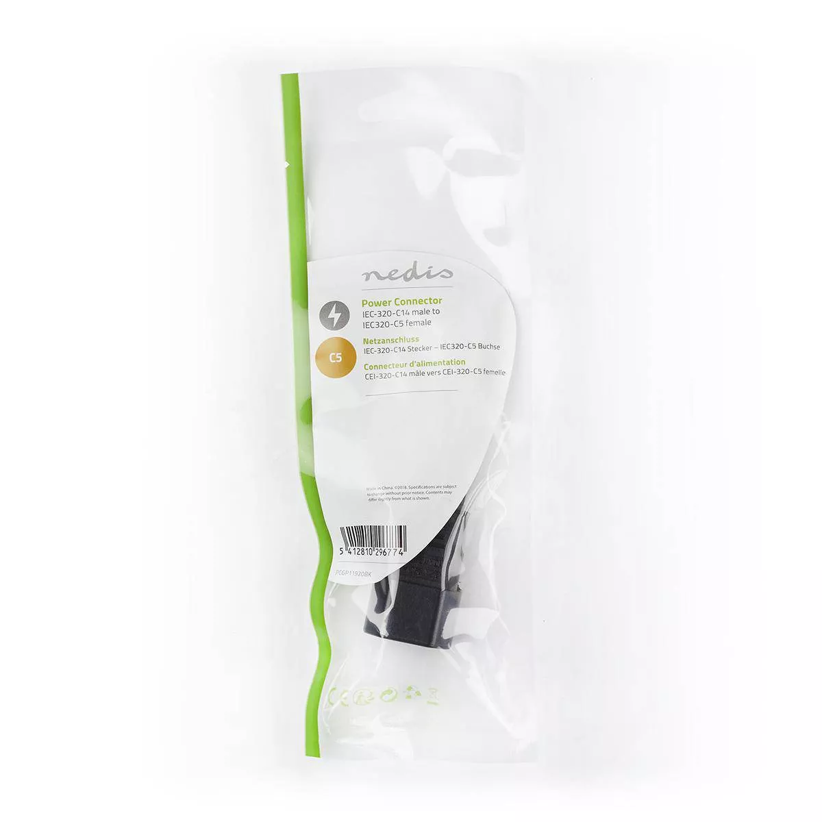 Conector alimentare IEC320-C14 tata - IEC320-C5 mama VALUELINE – IoElectronice.ro [4]