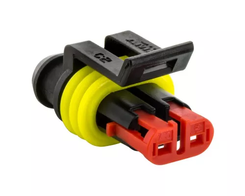 Conector cablu Superseal 1.5 IP67, 2 pini, mufa mamă, TE Connectivity, durabil și sigur pentru aplicații industriale [2]