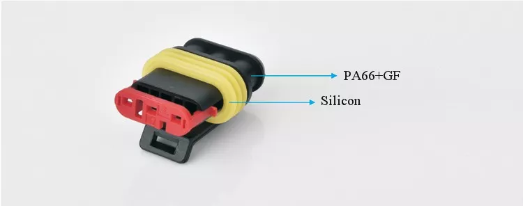 Conector cablu Superseal 1.5 IP67, mufa mamă, 3 pini, TE Connectivity, durabil și sigur [6]