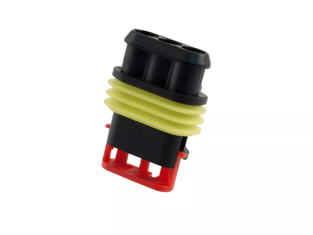Conector cablu Superseal 1.5 IP67, mufa mamă, 3 pini, TE Connectivity, durabil și sigur [3]