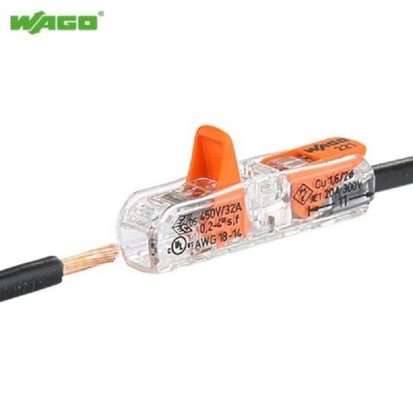 Conector de Îmbinare în Linie cu Pârghie WAGO 221-2411 – Siguranță, Fiabilitate și Instalare Rapidă [2]