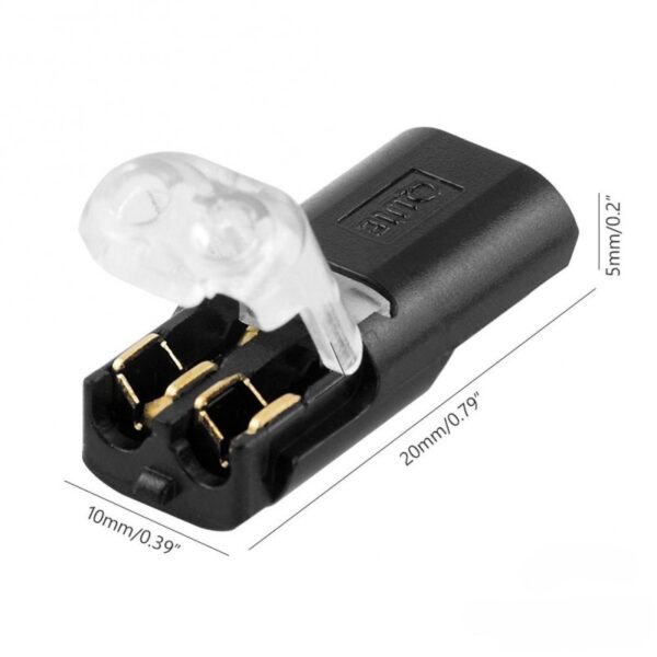 Conector în I pentru două fire cu blocare [2]