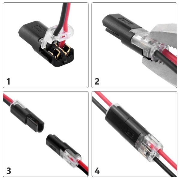 Conector în I pentru două fire cu blocare [5]