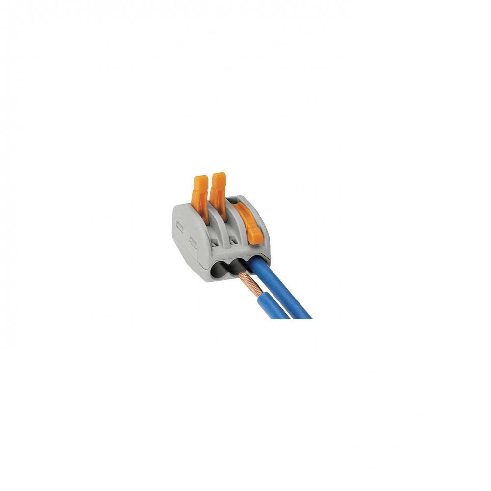Conector MYF WAGO 222-413 3 poli, 32A, 400V – Instalare rapidă și sigură pentru cabluri solide și toroane [2]