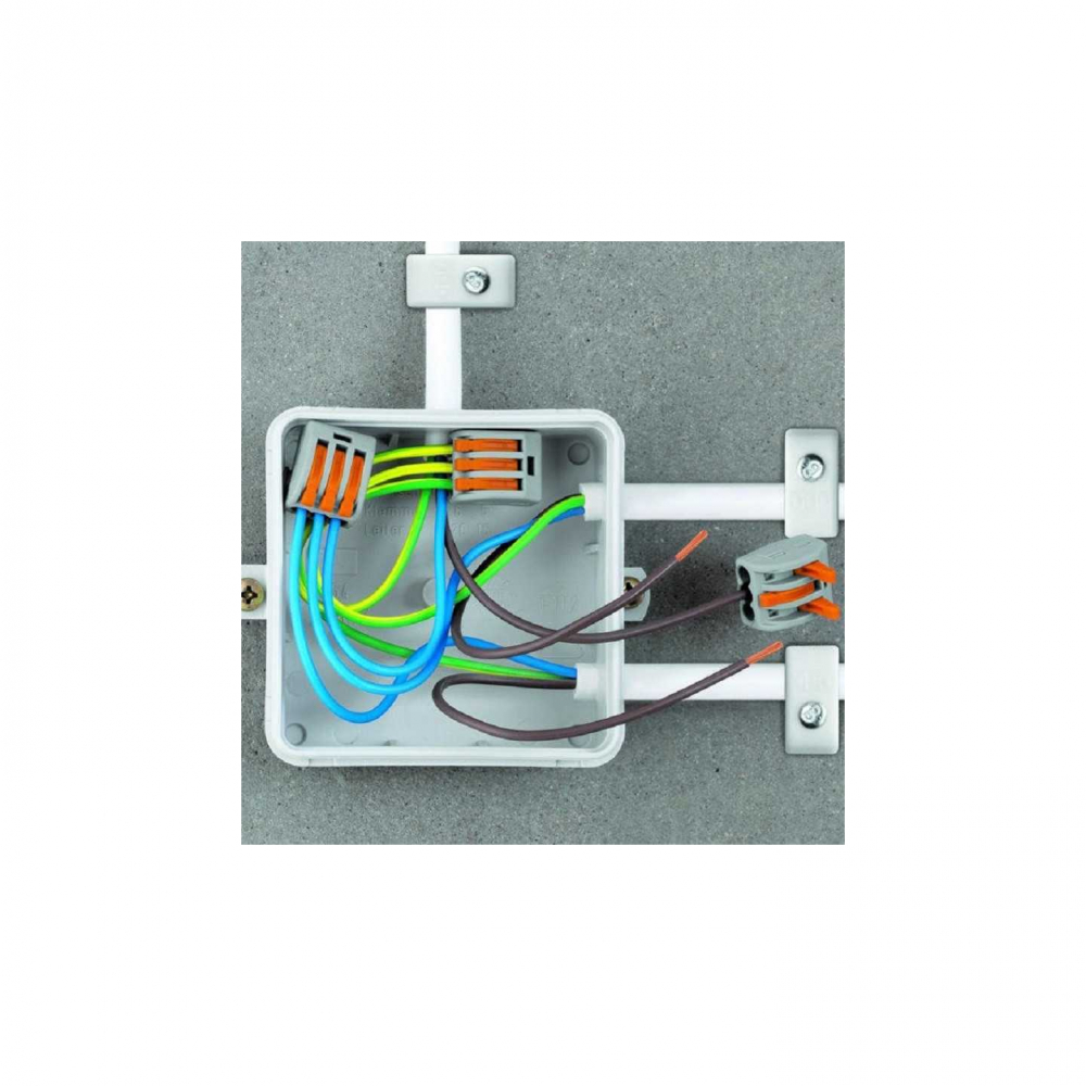Conector MYF WAGO 222-413 3 poli, 32A, 400V – Instalare rapidă și sigură pentru cabluri solide și toroane [3]