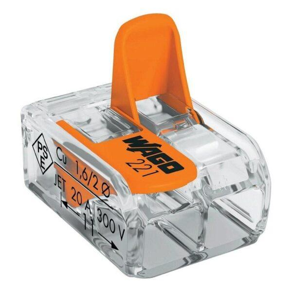 Conector Slim WAGO 221-612 2X6mm² - Instalare Rapidă, Fiabilă și Compactă pentru Sisteme Electrice Profesionale [2]