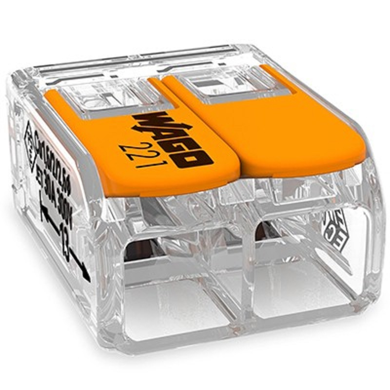 Conector Slim WAGO 221-612 2X6mm² - Instalare Rapidă, Fiabilă și Compactă pentru Sisteme Electrice Profesionale [1]