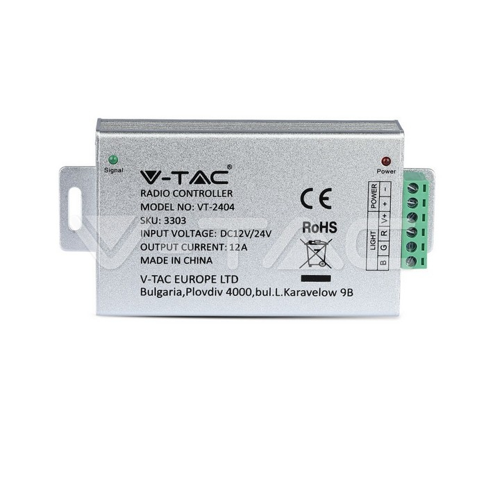 Controller banda LED 12V/24V 144W V-TAC – IoElectronice.ro [4]