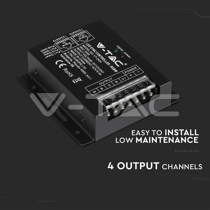 Controller Banda LED cu DIMMER 12V/24V RGB+W 288W V-TAC – IoElectronice.ro [7]