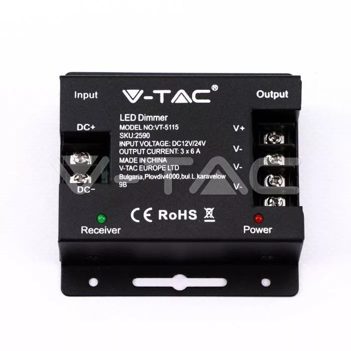 Controller bandă LED Dimabil cu touch 12V 216W / 24V 432W V-TAC – IoElectronice.ro [5]