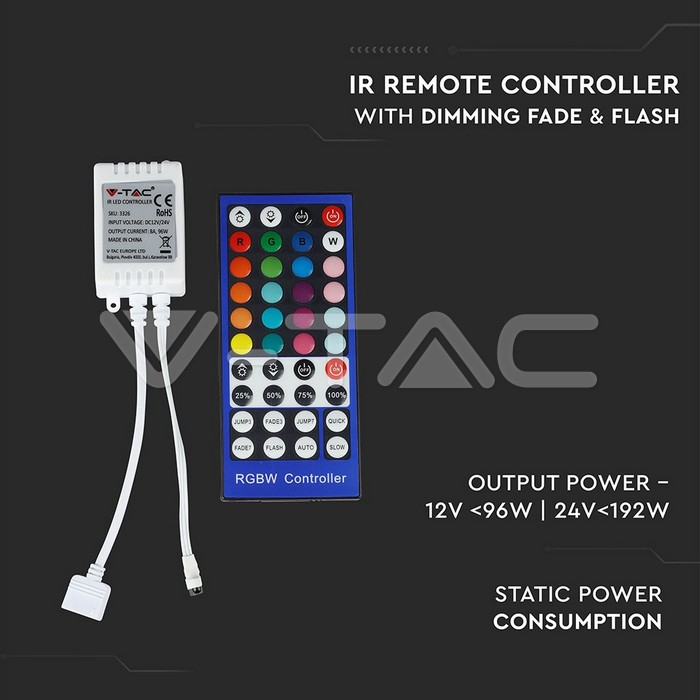Controller LED RGB+White 12V V-TAC SKU-2159 – Control Precise pentru Banda LED RGB și Alb [5]