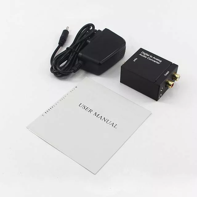Convertor TOSLINK Digital la RCA și Jack 3.5mm – Audio Analogic, Alimentare 5V, Ușor de Folosit [3]