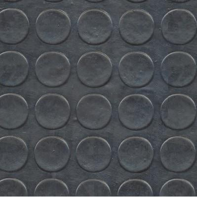 Covor Antiderapant din Cauciuc pentru Podele Auto și Spații Industriale, Model CIRCLE, 1400mm, Negru [2]