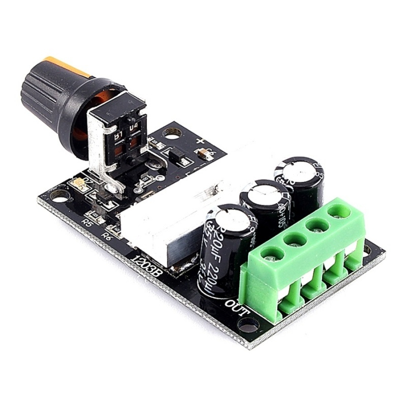 Driver PWM 3A 80W 6V-28V DC 32x50x15 mm [2]