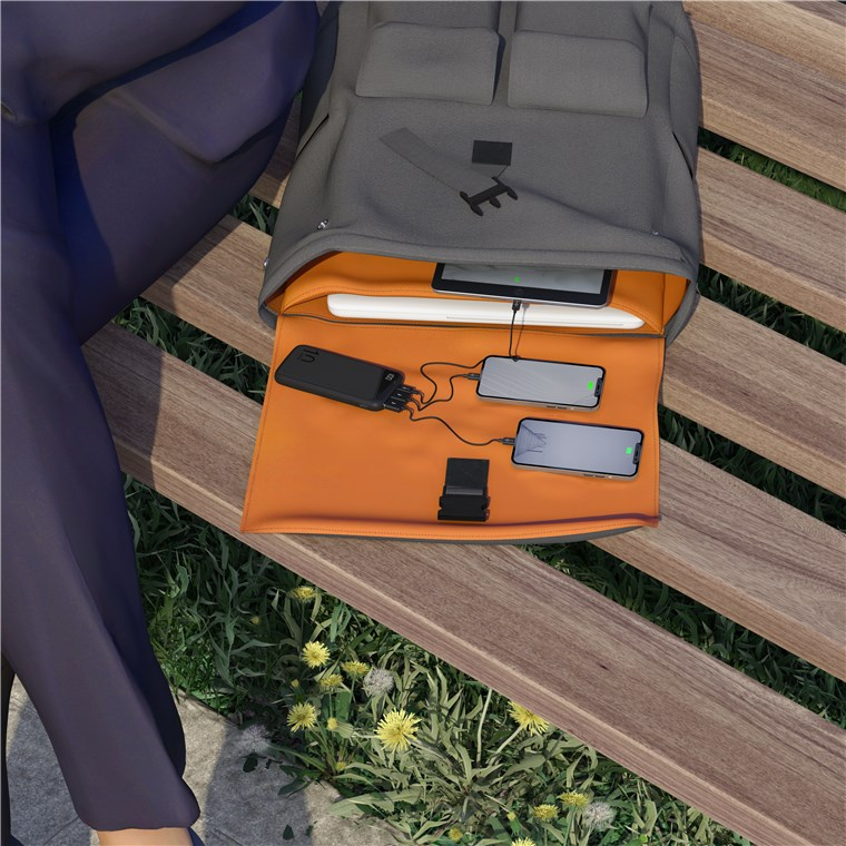 Fast Charge Power Bank acumulator extern 10000mAh USB type C PD QC 3.0 Goobay – IoElectronice.ro [7]