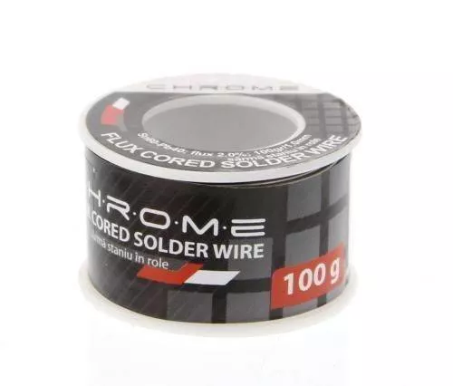 Fludor Chrome 100g, 1mm, SN60 PB40, Flux 2%, Cositor pentru lipit electronic și industrial [1]