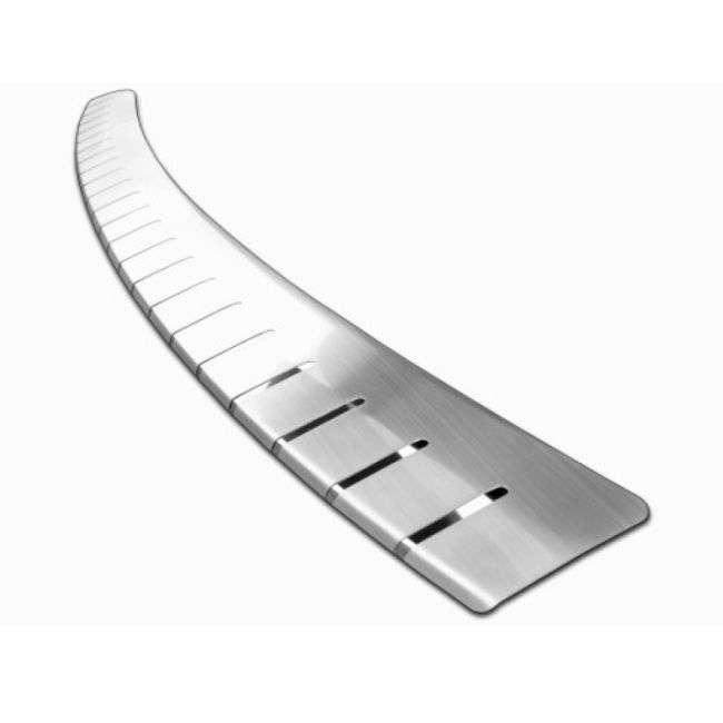 Folie protectie portbagaj auto, crom și aluminiu polisat, 83x7,5cm, universal, autocolant autoadeziv, montaj ușor [3]