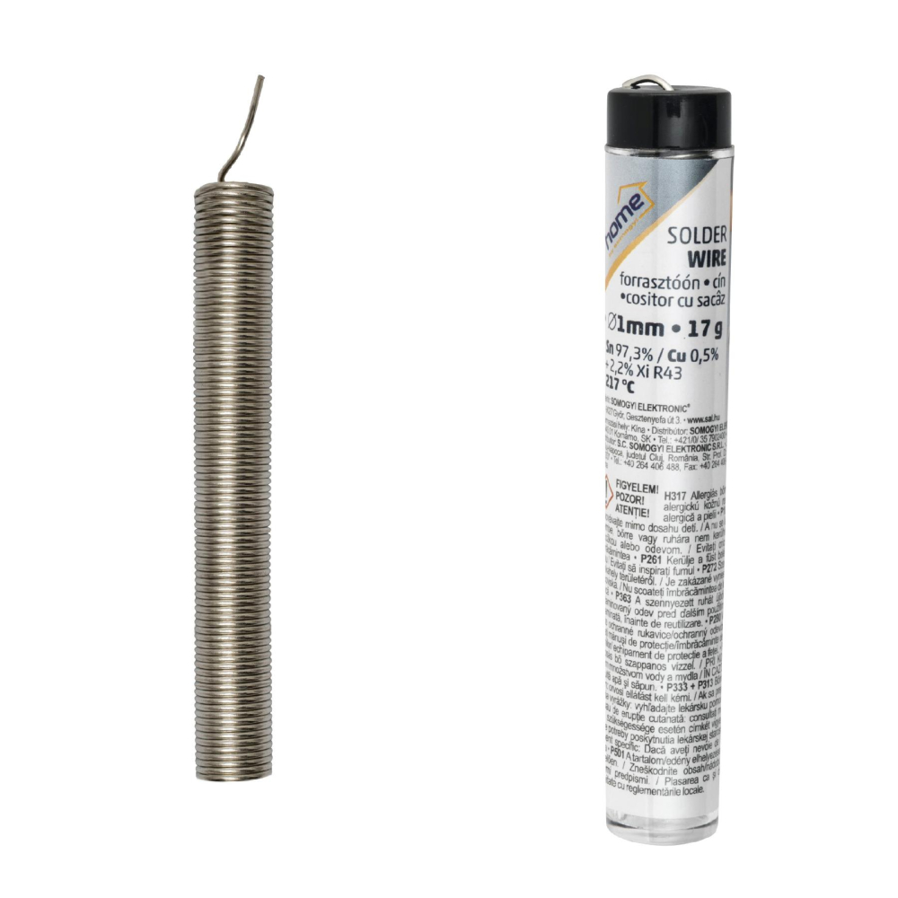 Fudor 17gr Cositor de Lipit Fără Plumb 1mm Sn97.3/Cu0.5%/Sacaz2.2% HOME – IoElectronice.ro [2]