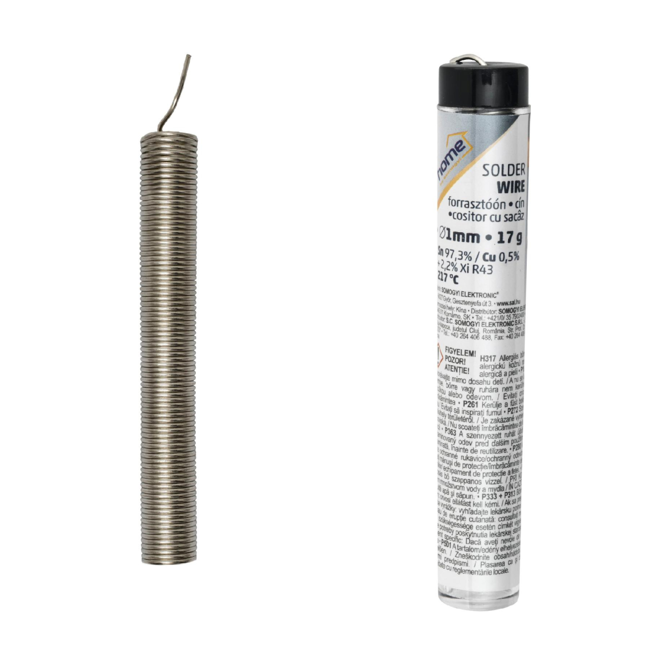 Fudor cositor lipit fără plumb 1mm Sn97.3/Cu0.5%/sacaz2.2% 17gr [2]