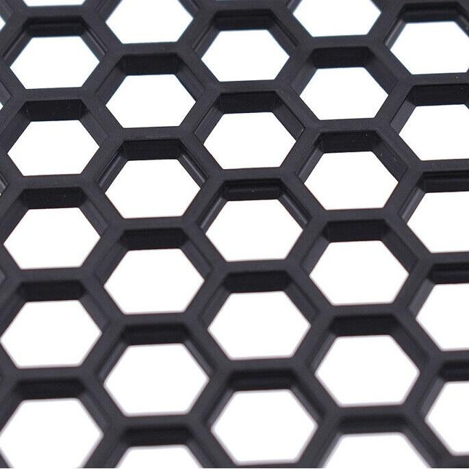 Grilă de aer tuning Honey Comb 120x40cm, model fagure, decupabil, negru, ochiuri 10x10mm [2]