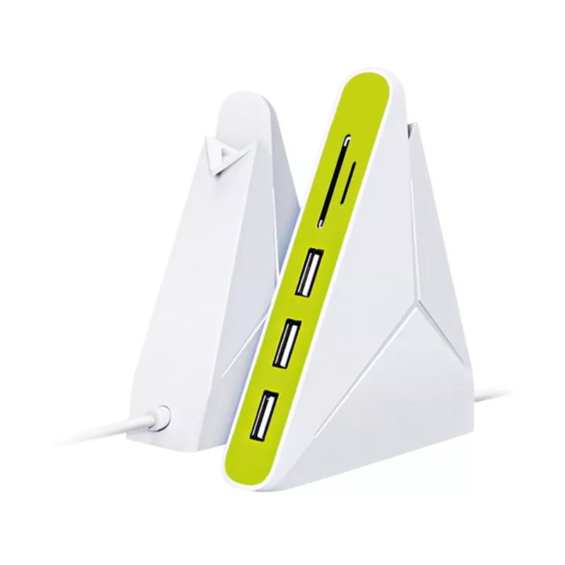 HUB USB 2.0 cu 3 Porturi și Card Reader Omega – Viteză, Compatibilitate și Plug & Play [1]