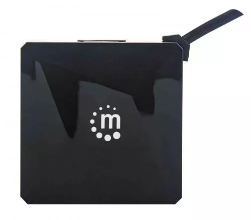 HUB USB 2.0 cu 4 porturi Manhattan, negru - Extinde conectivitatea pentru perifericele tale rapid și fiabil [2]