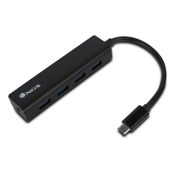 Hub USB Type-C NGS Wonder Hub4 - 4 Porturi USB 3.0, Compact, Compatibil MacBook și Laptopuri [1]
