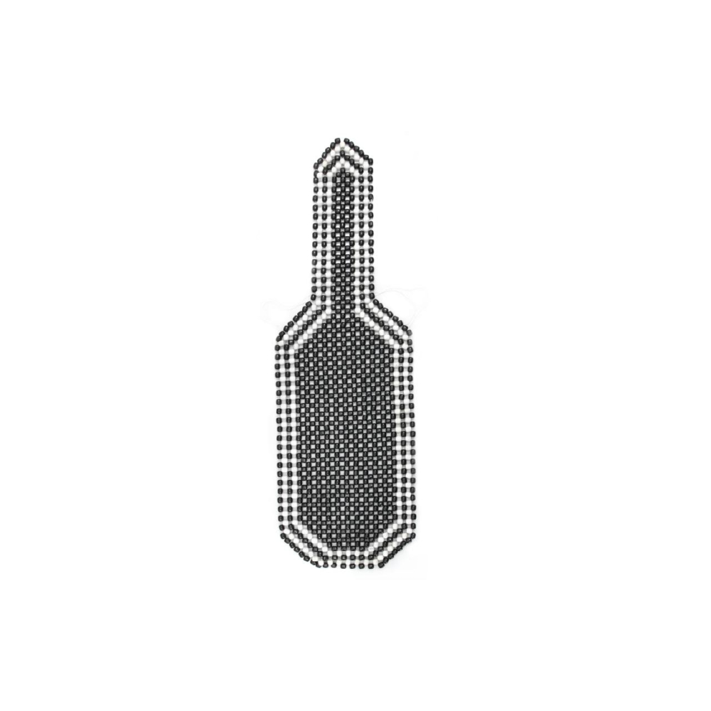 Husă auto cu bile de masaj din lemn, negru cu alb – Dimensiuni 128x38 cm pentru confort și relaxare [2]