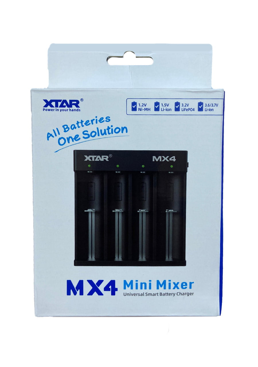 Încărcător acumulatori 1.5V 3.6V 3.7V Li-Ion / 1.2V Ni-MH / 3.2V LiFePO4 4x sloturi MX4 KT XTAR (636) – IoElectronice.ro [2]
