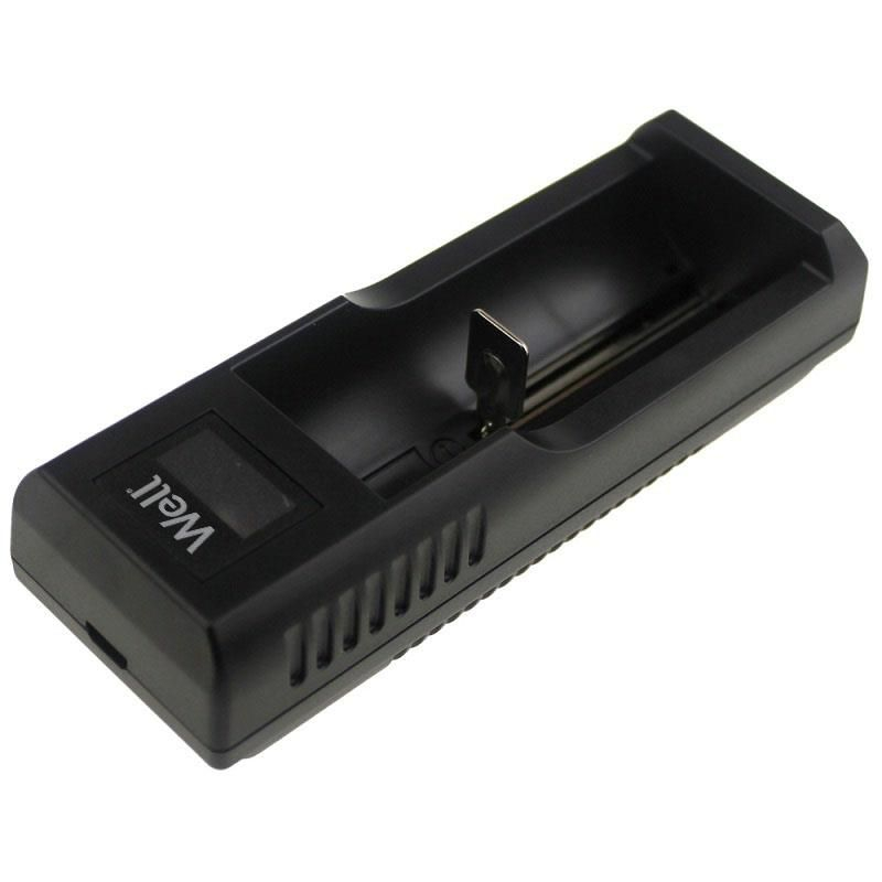 Încărcător acumulatori litiu-ion 1 canal USB, compatibil 10400-26650, protecție și indicator LED [4]