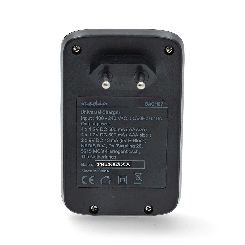 Încărcător universal pentru baterii NiMH AA/AAA/E-Block 9V - Încărcare rapidă și sigură [2]
