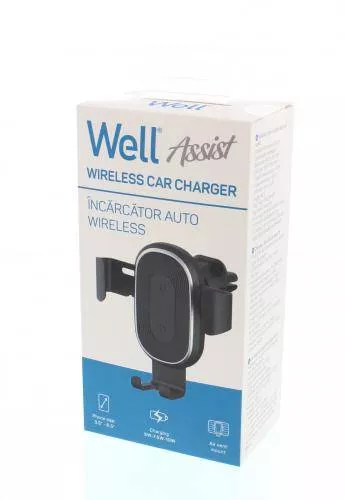 Încărcător auto wireless Assist Well 10W cu suport pentru gura de ventilație – Încărcare rapidă și manevrare cu o singură mână [3]