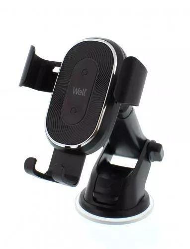 Încărcător auto wireless Pilot Well 10W cu gravitație și ventuză, suport bord, prindere sigură [1]