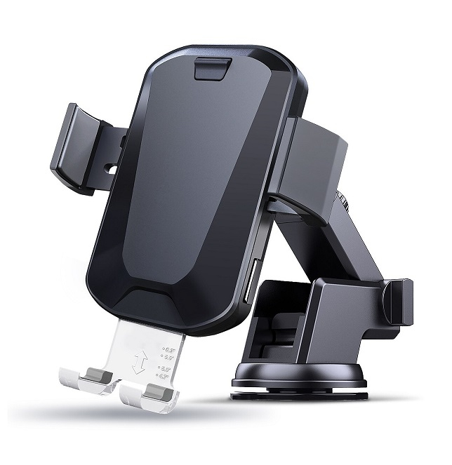 Incarcator auto wireless Slick Well 10W cu suport automat, compatibil Samsung și iPhone, încărcare rapidă și prindere 360° [1]