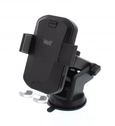 Incarcator auto wireless Slick Well 10W cu suport automat, compatibil Samsung și iPhone, încărcare rapidă și prindere 360° [3]