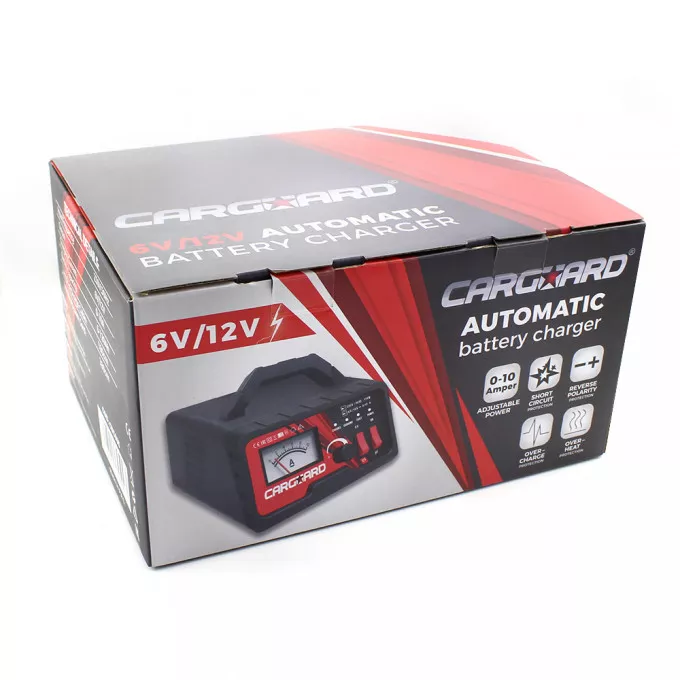 Încărcător baterie auto 6-12V 10A CARGUARD – Redresor cu protecții multiple și compatibil cu toate tipurile de baterii [4]