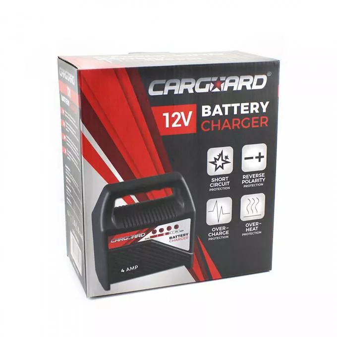 Încărcător baterie auto 12V 4A Carguard – Protecție avansată și afișaj LED pentru încărcare sigură [4]