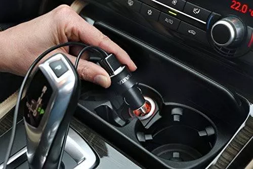 Incarcator auto USB Varta cu încărcare rapidă, 2 porturi USB-A, LED albastru, compatibil cu telefoane și dispozitive micro USB [2]