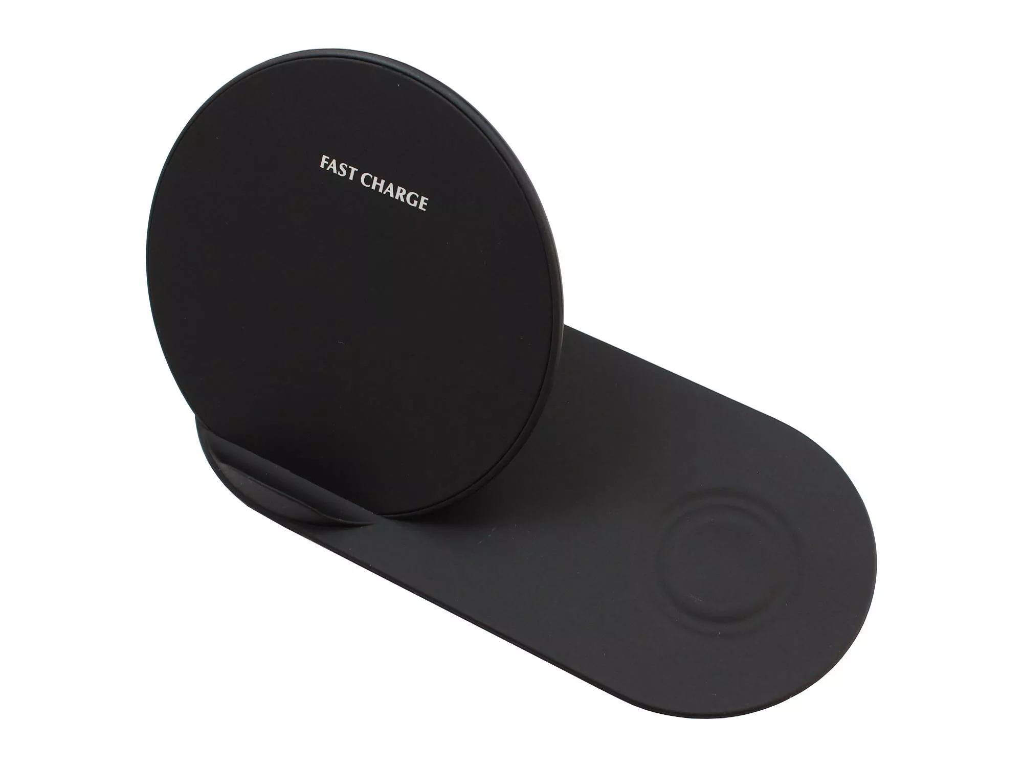 Încărcător fără fir telefon QI FAST CHARGE 2 în 1 input 5V 3A 9V 2A 5W negru N26-1 Black – IoElectronice.ro [3]