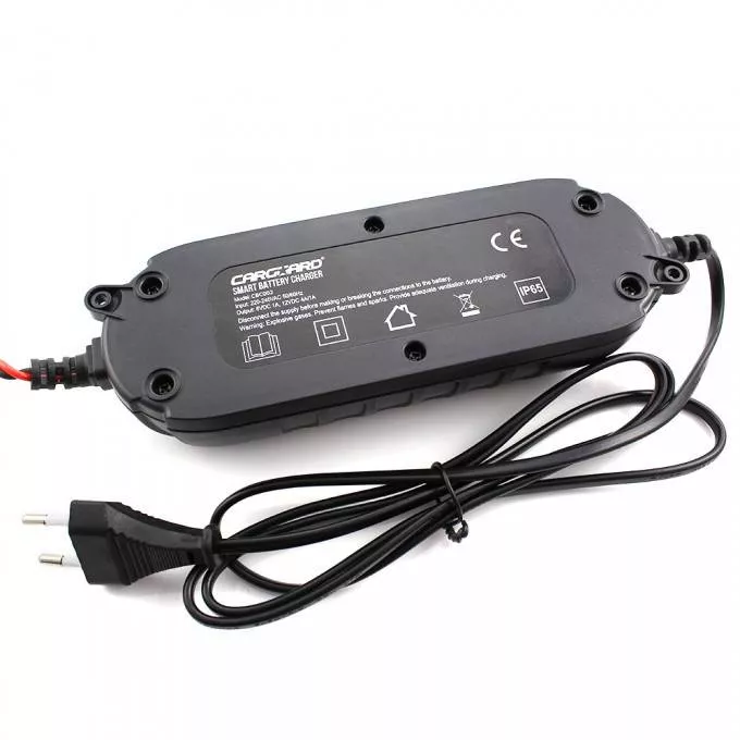 Încărcător Auto Inteligent Carguard 6V-12V, Protecții Multiple, LCD, 120Ah, Compatibil Baterii GEL, AGM, MF [3]