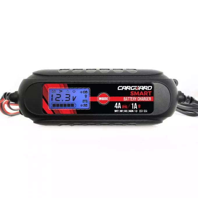 Încărcător Auto Inteligent Carguard 6V-12V, Protecții Multiple, LCD, 120Ah, Compatibil Baterii GEL, AGM, MF [2]