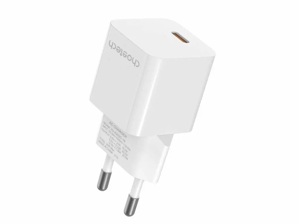 Încărcător rețea Choetech 1x USB TYPE C PD 20W alb PD5010-EU-WH – IoElectronice.ro [2]