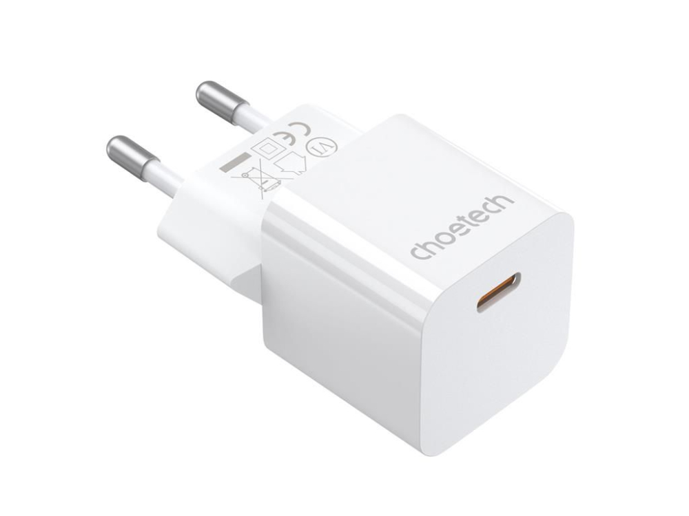 Încărcător rețea Choetech 1x USB TYPE C PD 20W alb PD5010-EU-WH – IoElectronice.ro [1]