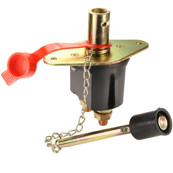 Intrerupator Contact General pentru Camioane, 12V-24V, Cheie Metalică, Dimensiune Mare [3]