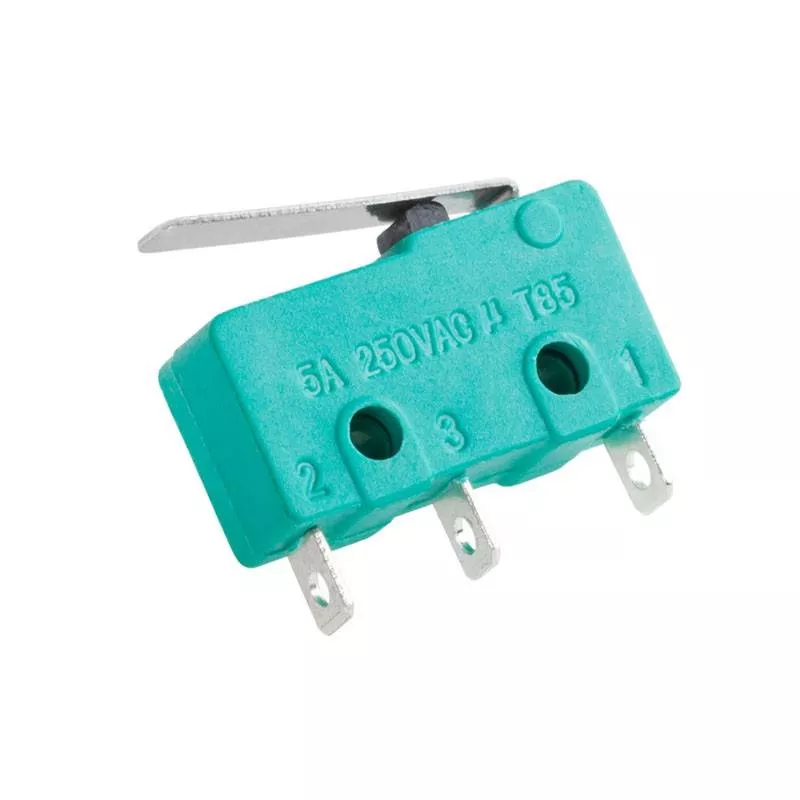 Intrerupator micro 5A 250V cu lamela 15mm MSW-12B – Microintrerupator cu lamela, 250VAC, 5A [1]