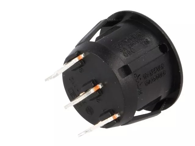 Întrerupător ROCKER SP3T ON-OFF-ON 10A 250VAC Poziții 3 cu reținere 50mOhm SCI R13-112D-BB-7D – IoElectronice.ro [2]