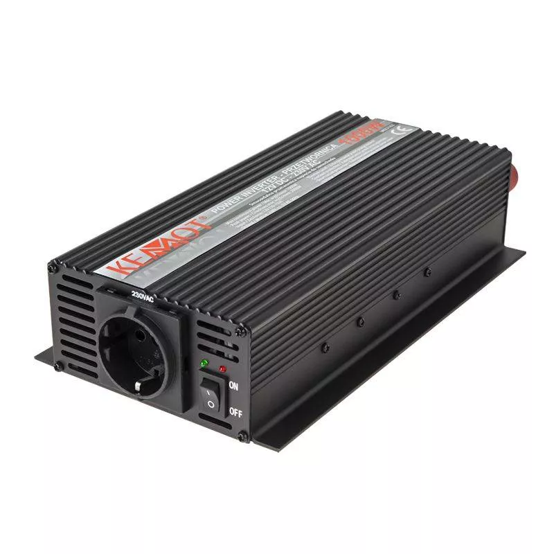 Invertor 24V-230V 1000W - Putere Maxima pentru Motoare și Aparate Sensibile, Sinus Pur și Siguranță Garantată [2]