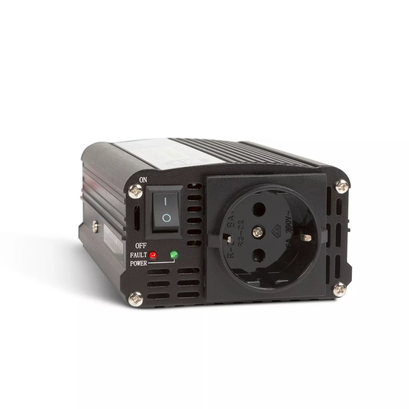 Invertor auto 12V/230V 300W cu protecție, priză 230V, ventilator, pentru mașină, rulote, ambarcațiuni [2]